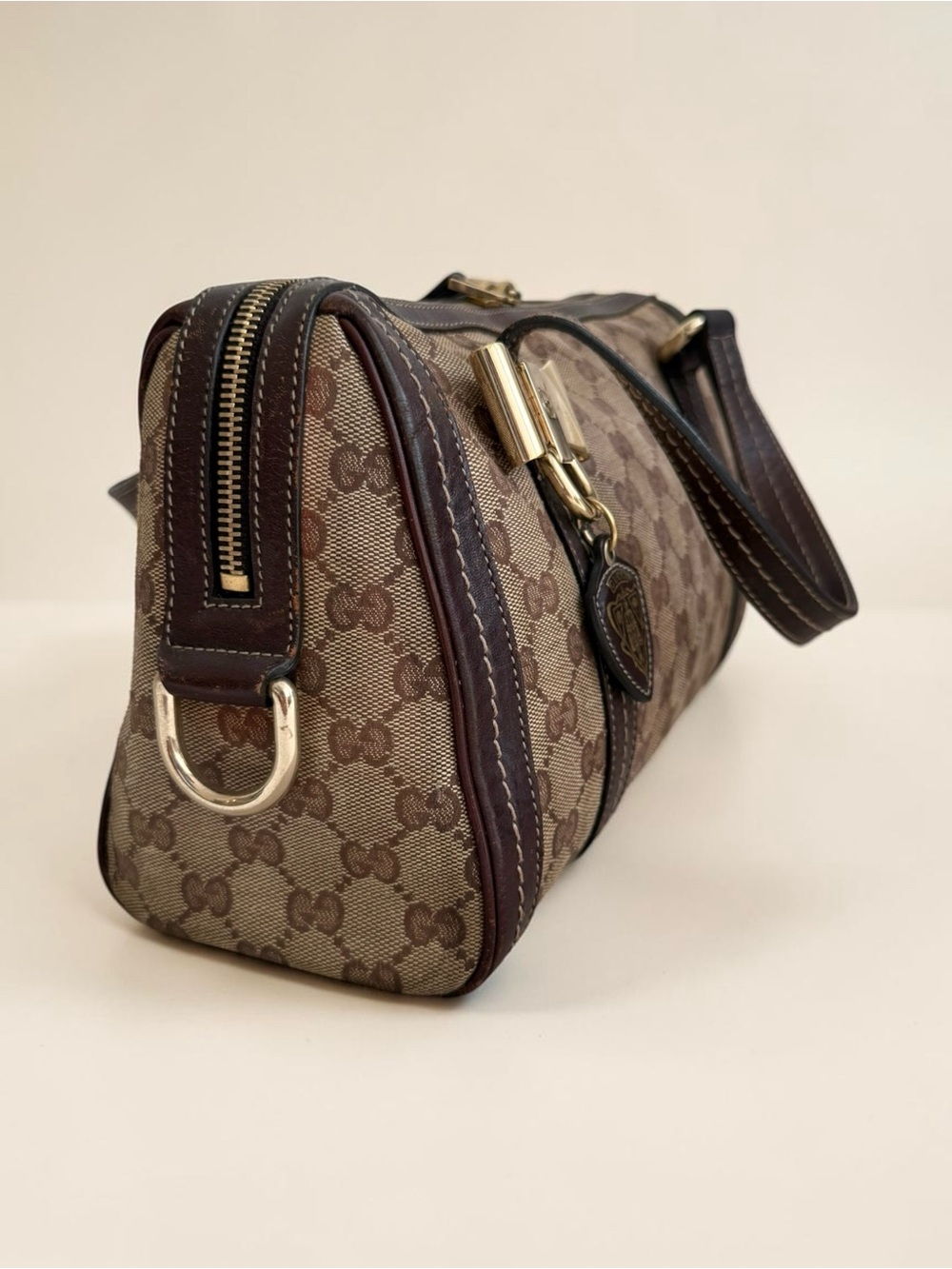 Gucci Brown Duchessa Bow Boston Bag - Picture 12 of 13
